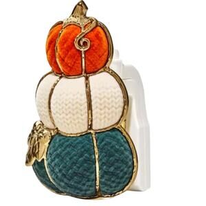 Bath and Body Works Felt Pumpkins Wallflower Plug New